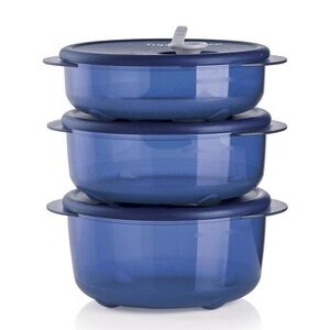 Tupperware Navy Blue Food Storage Set